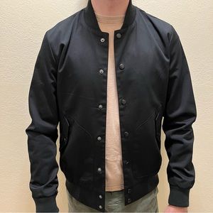 Five Four Black Bomber Jacket